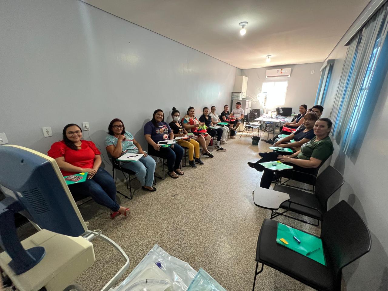 Participaram do treinamento médicos, enfermeiros e técnicos de enfermagem