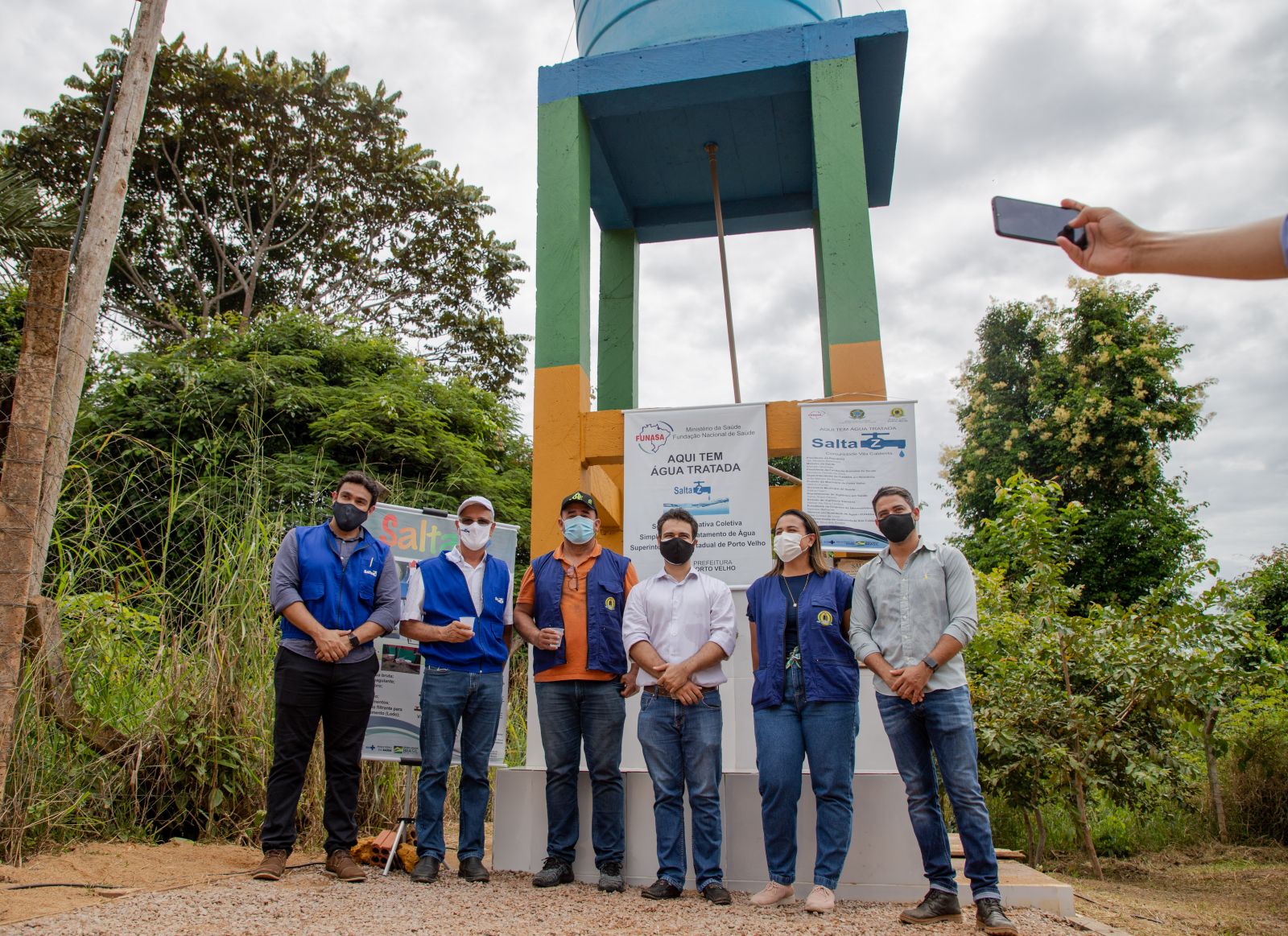 Prefeitura inaugurou terceiro sistema de tratamento de água